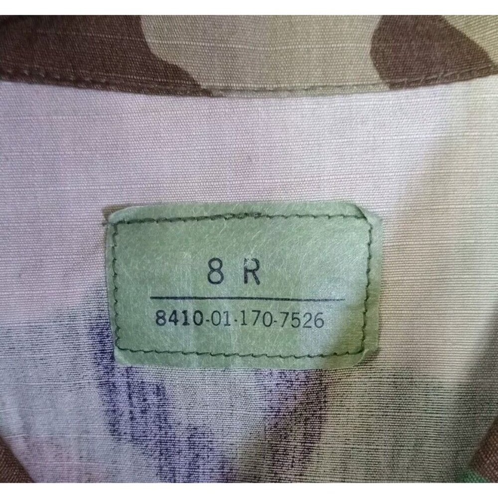 US Army Hot Weather BDU Woodland Pattern Utility WOMEN'S MATERNITY SZ 8R Jacket - Picture 4 of 12